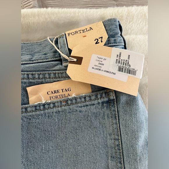 Fortela Italian denim colour code D420 light deni - Picture 2 of 7